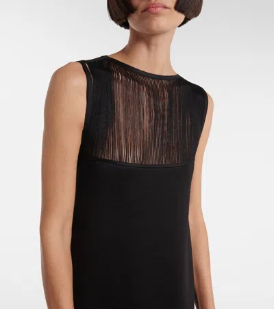 Khaite Ruslan Maxi Dress In Black