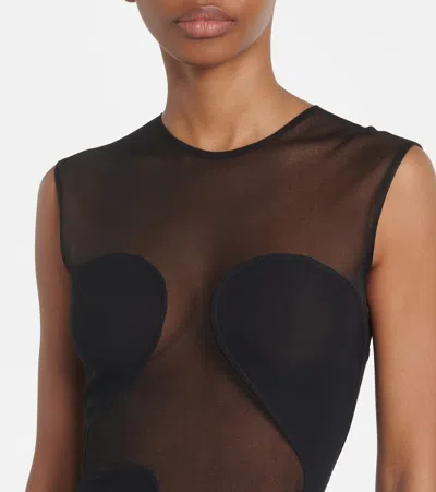 Alaïa Alaia Women Knit Molded Midi Dress In Black