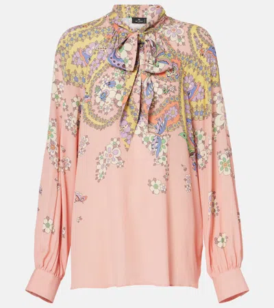 Etro Printed Blouse In Multicolor