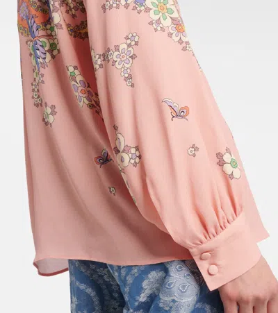 Etro Printed Blouse In Multicolor
