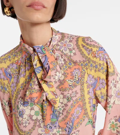 Etro Printed Blouse In Multicolor