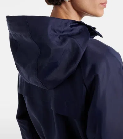 Self-portrait Piped-trim Jacket In Blue