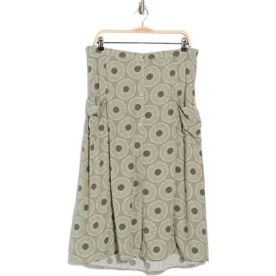 Dr2 By Daniel Rainn Dandelion Maxi Skirt In Sage