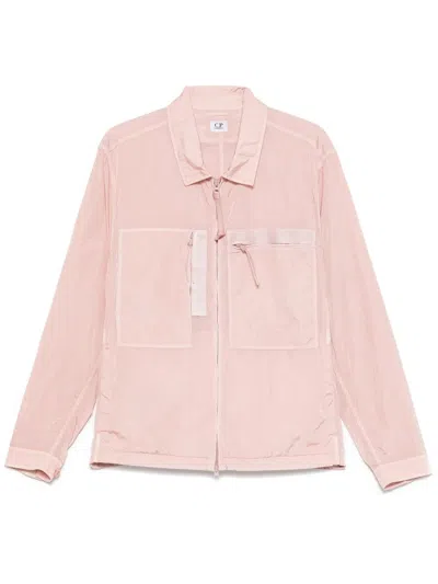 C.p. Company C. P. Company Chrome-r Technical Overshirt In 520 Misty Rose