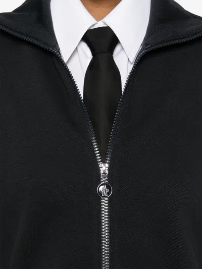 Moncler Women's Cotton Blend Polo Dress In Blue