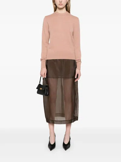 Fendi Selleria Sweater In Pink