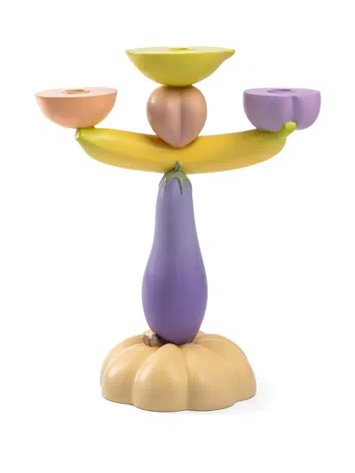 Seletti Vitamin Aubergine Candlestick (36cm) In Purple