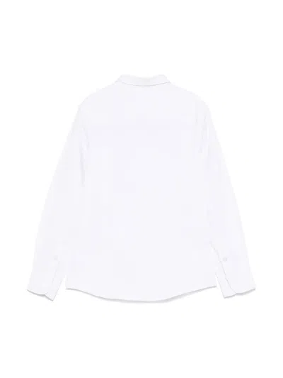 Manuel Ritz Logo-embroidered Shirt In White
