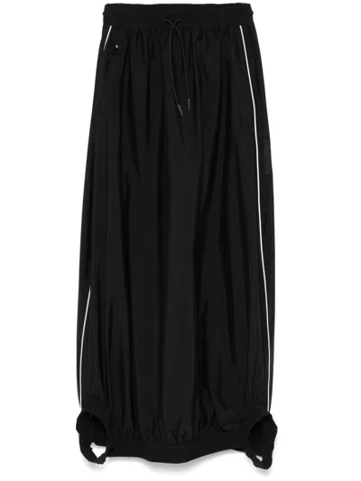 Alainpaul Fuseau Maxi Skirt In Black