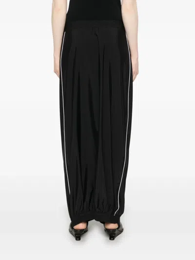 Alainpaul Fuseau Maxi Skirt In Black