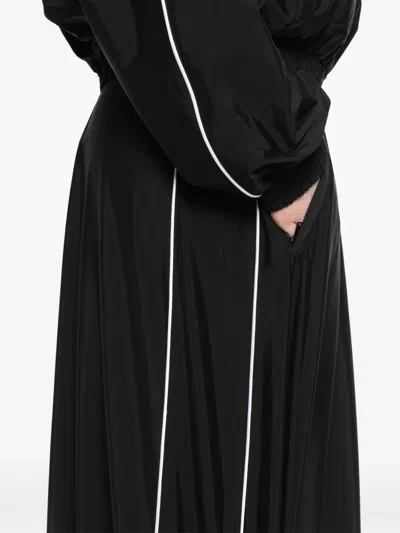 Alainpaul Fuseau Maxi Skirt In Black