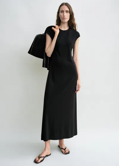 Totême Toteme Jersey Long Dress In Black