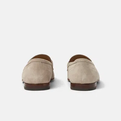 Scarosso Alessandro Loafers In Sand - Suede