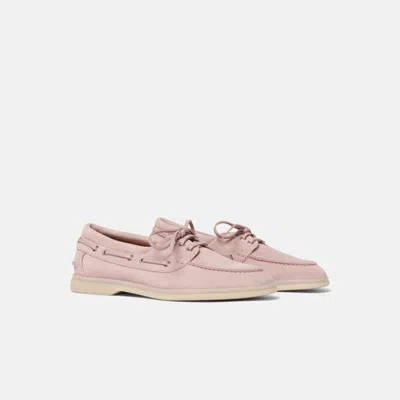 Scarosso Lia Boat Shoes In Pink