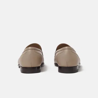 Scarosso Alessandra Almond Toe Loafers In Neutral