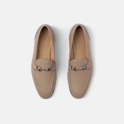 Scarosso Alessandra Almond Toe Loafers In Neutral