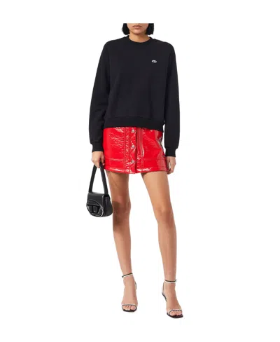 Diesel Xs 1dr Smooth Leather Top Handle Bag In Black