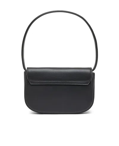 Diesel Xs 1dr Smooth Leather Top Handle Bag In Black