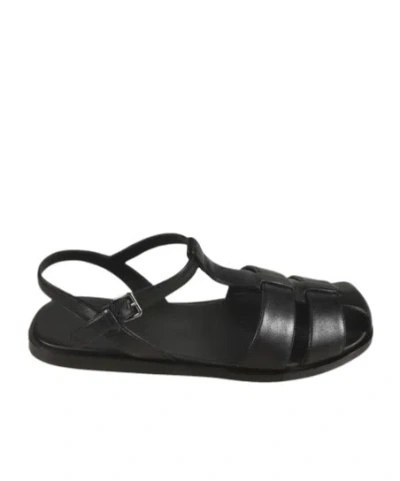 Church's Heeled Sandals With Flat Sole And Open Toe In Black