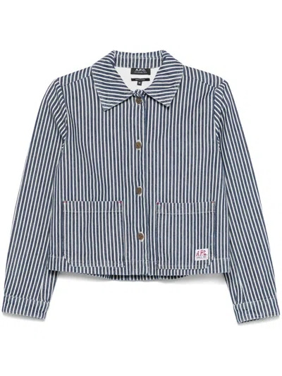 Apc A.p.c. Frida Jacket In Gray