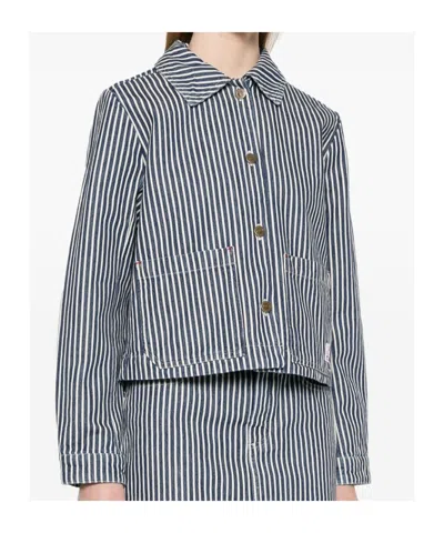 Apc A.p.c. Frida Jacket In Gray