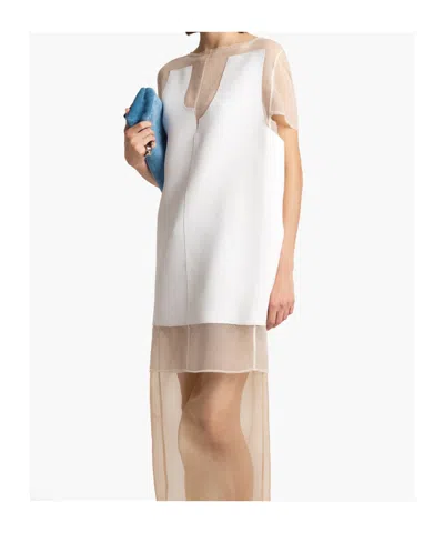 Khaite Winona Dress In White