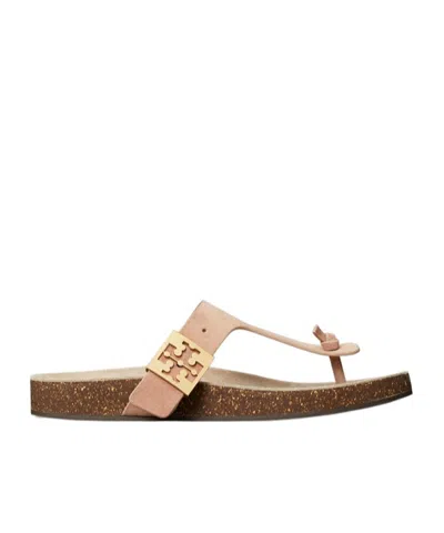 Tory Burch Leather Mellow Sandals In Pink