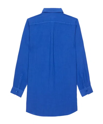 Vilebrequin Solid Shirtdress In Blue