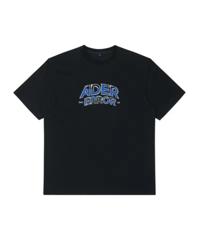 Ader Error Black Edca Product. 52 T-shirt In Black