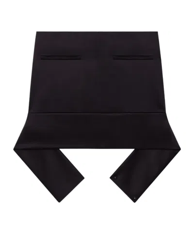 Courrèges Belted Mini Skirt In Black