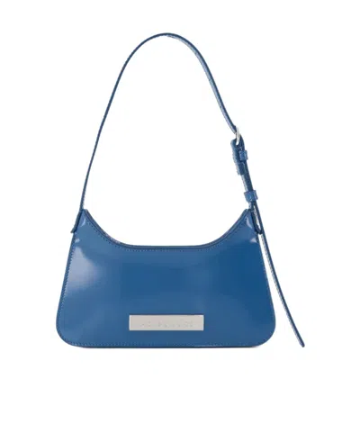 Acne Studios Platt Micro Shoulder Bag In Blue