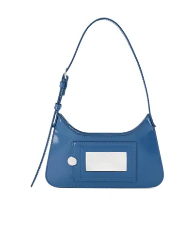 Acne Studios Platt Micro Shoulder Bag In Blue