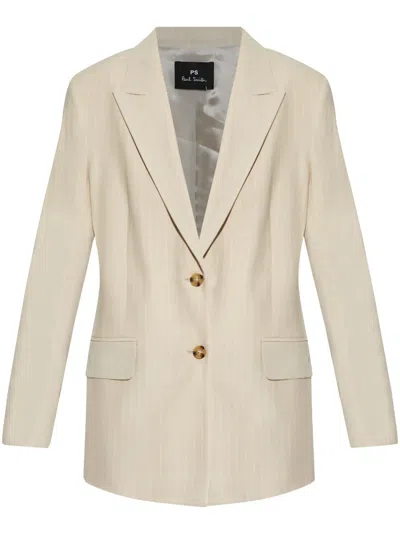 Ps By Paul Smith Ps Paul Smith Womens Jacket In Neutrals