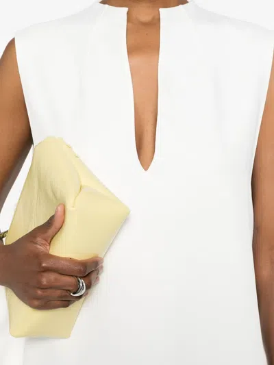 Khaite Blanche Maxi Dress In White