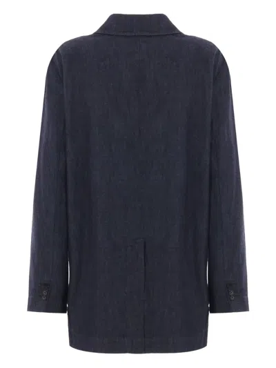 Aspesi Classic Suit With Doublebreast Jacket In Blue