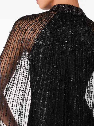 Jenny Packham Cairo Maxi Gown In Black