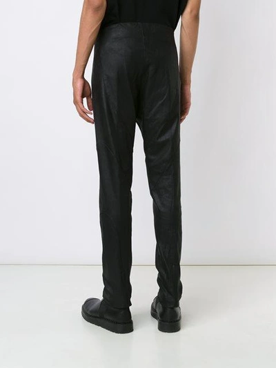 Shop Ann Demeulemeester 'lennox' Trousers In Black