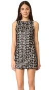 ALICE AND OLIVIA Clyde Sequin Shift Dress