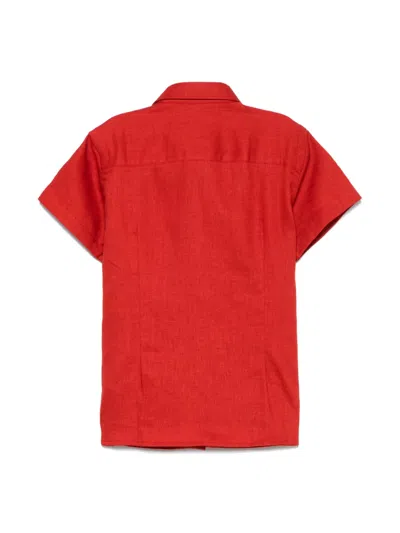 Manuel Ritz Camicia Con Ricamo In Red