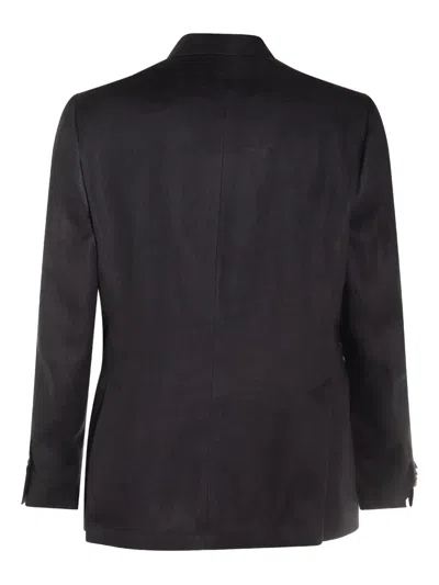 Lardini Man Knitted Jacket In Grey