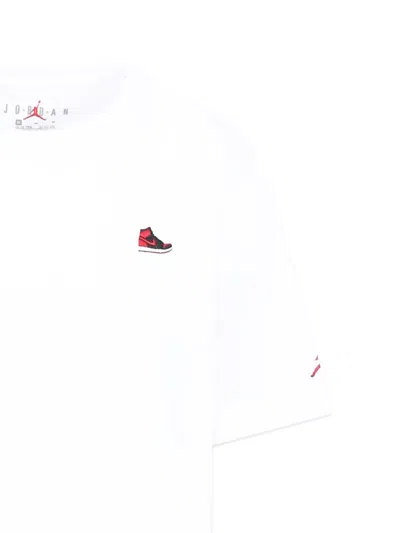 Jordan Logo Patch T-shirt In White