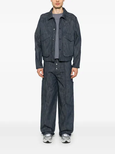 J.lal Mantle Denim Jacket In Blue