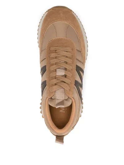 Moncler Sneaker Pacey Low Top Brown Camel In Brown