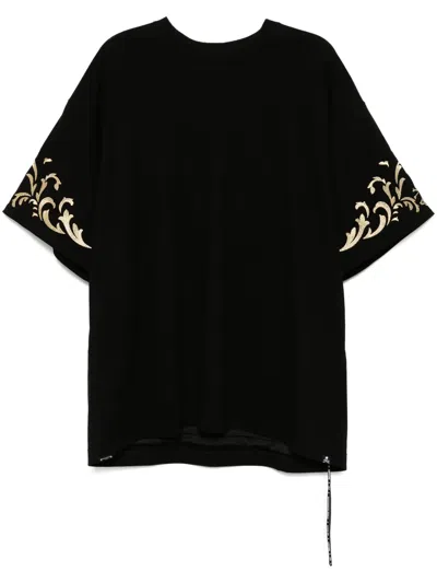 Mastermind Japan Embroidered T-shirt In Black
