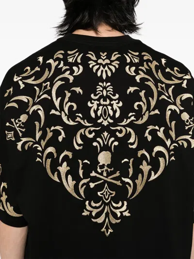 Mastermind Japan Embroidered T-shirt In Black
