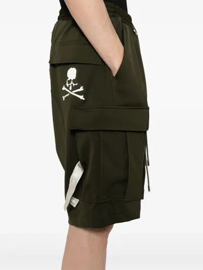 Mastermind Japan Drawstring Cargo Shorts In Green