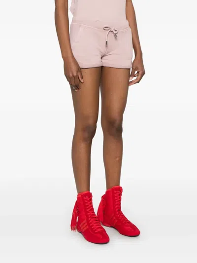 Dsquared2 Logo-print Track Shorts In Pink