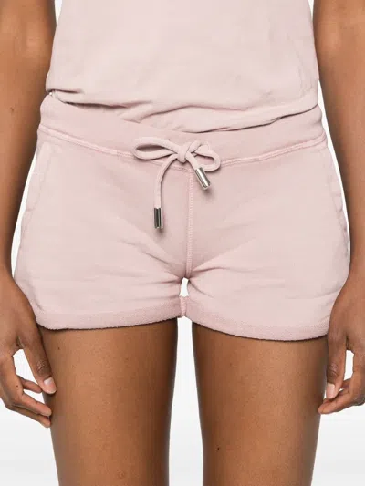 Dsquared2 Logo-print Track Shorts In Pink