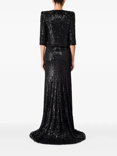 Jenny Packham Gaia Jacket In Black
