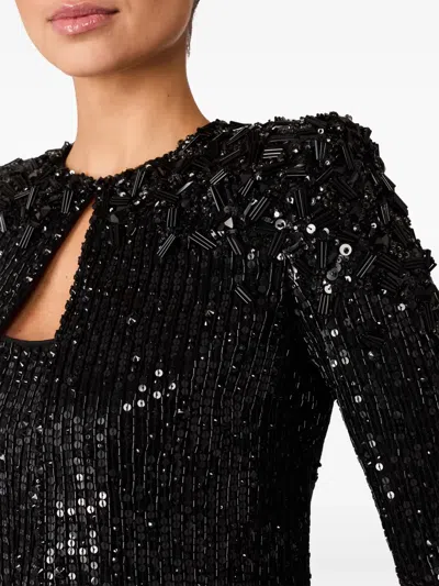 Jenny Packham Gaia Jacket In Black